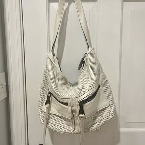 Beautiful white leather purse